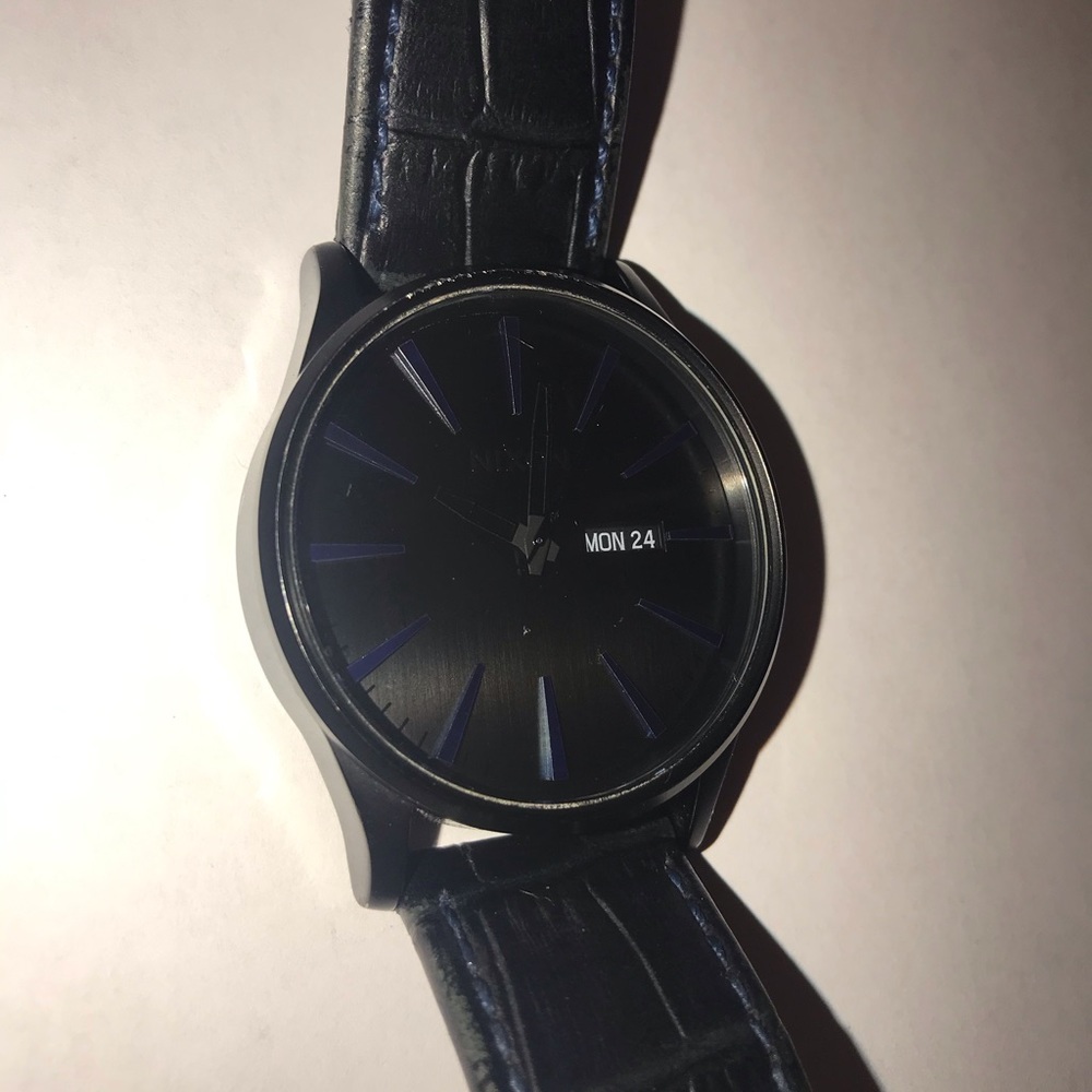 Sentry Leather Nixon Watch